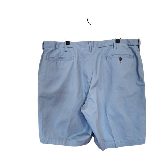 Lands End Mens Traditional Fit Light Blue Chino Shorts Size 42 - Picture 2 of 3